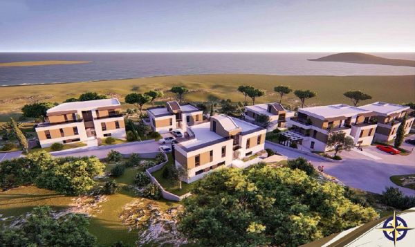 Real estate island Murter in Croatia.