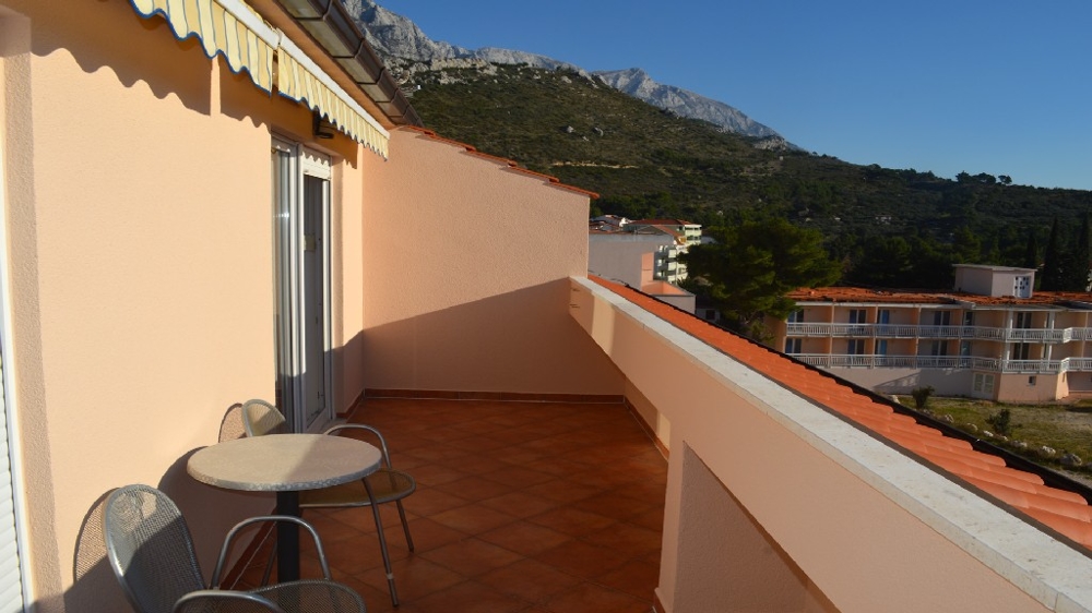 Roof terrace of the property A1413 in Croatia.