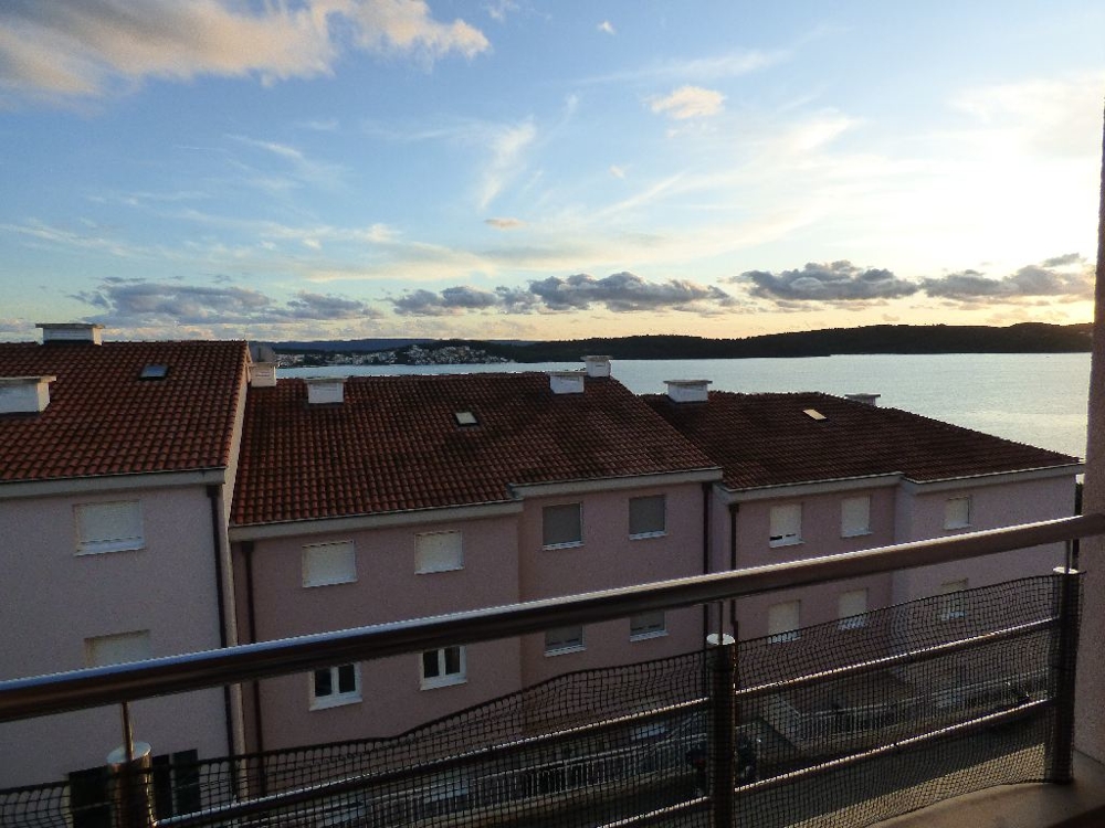 Sea view from the balcony of the property A1493 - Apartment on the island Ciovo, Dalmatia.