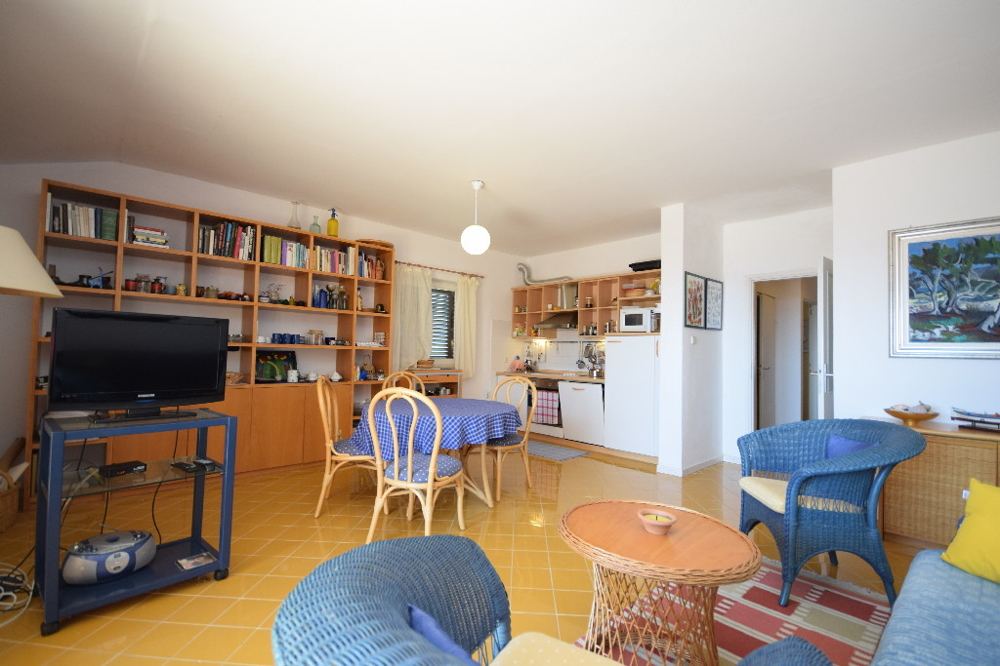 High quality furnished interior of apartment A1582 in Croatia, island Krk.