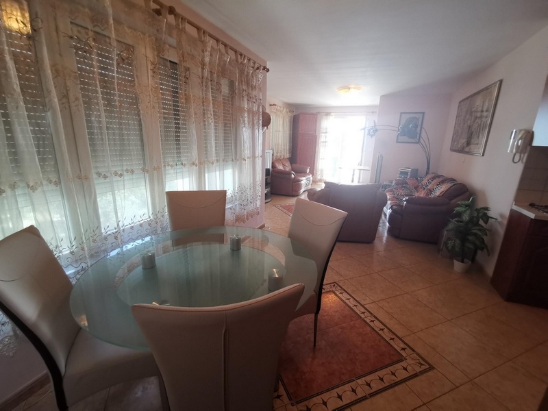 Dining area and living area of ​​property A1642 in Croatia.