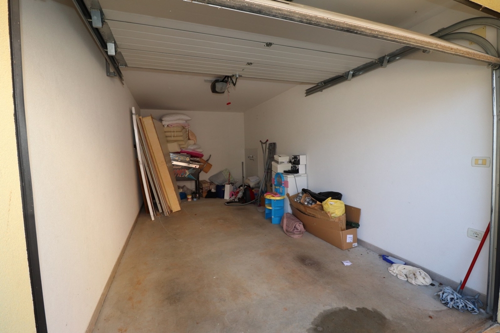 Image of the garage on the ground floor that belongs to the apartment.