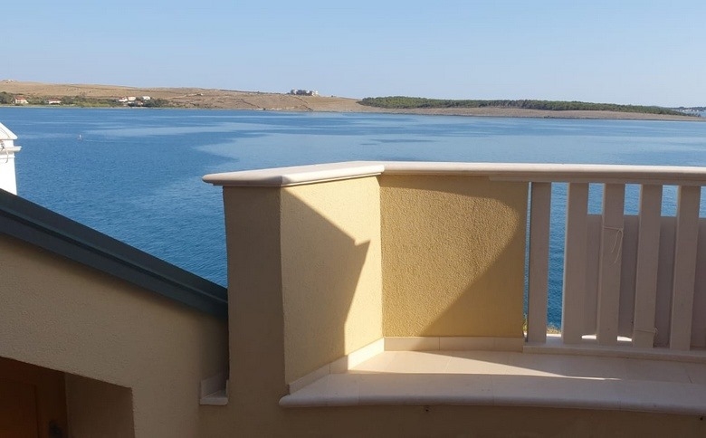View from the terrace to the sea - buy apartment Croatia.