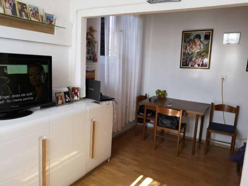 Living area of ​​apartment A1836 for sale in Rovinj, Croatia.