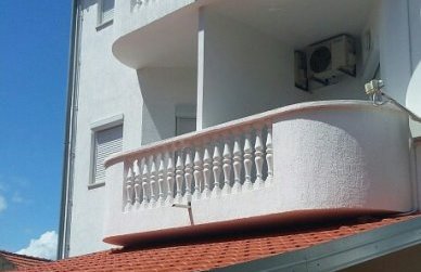 Balcony of apartment A1855 for sale on the island of Pasman, Croatia.