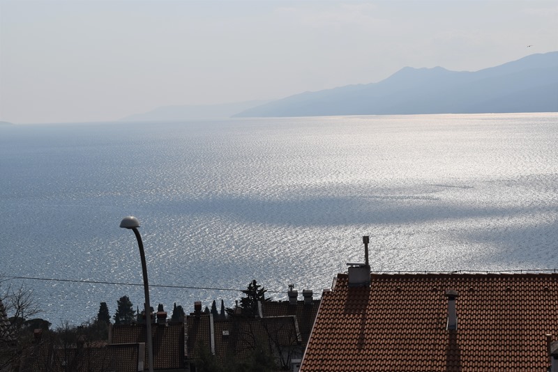 Panoramic sea views from the balcony of property A1882 in Rijeka, Croatia.