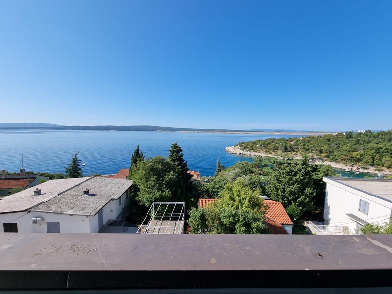 Sea view from the terrace - taken from the balcony of property A2116 in Croatia.