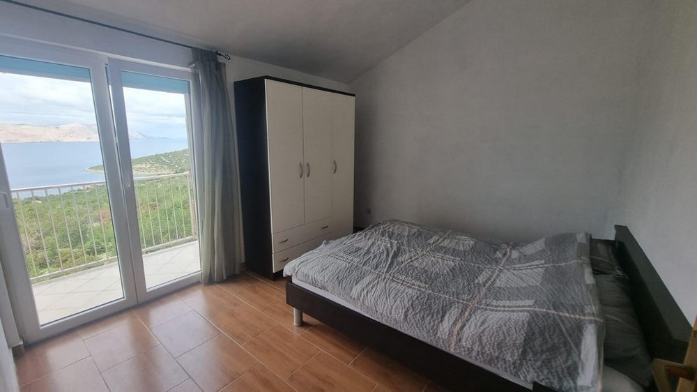 Bedroom with sea view - Apartment A2910 in Crikvenica, Croatia.