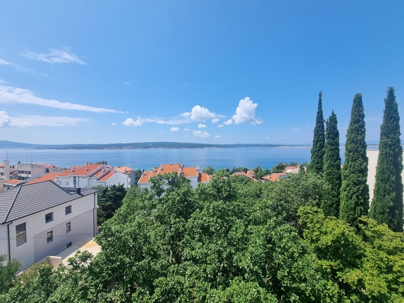Sea view of apartment A2953 in Crikvenica, Croatia.