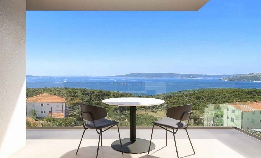 Penthouse with panoramic sea views for sale in Croatia - property A3011.