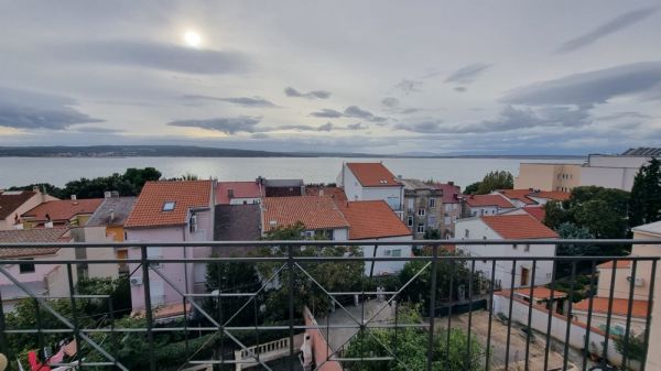 Sea view from the balcony of apartment A3103, which is for sale in Croatia.