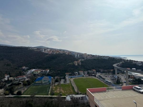 Views from the furnished apartment of the city and the sea in Crikvenica, Croatia, offered by Panorama Scouting.