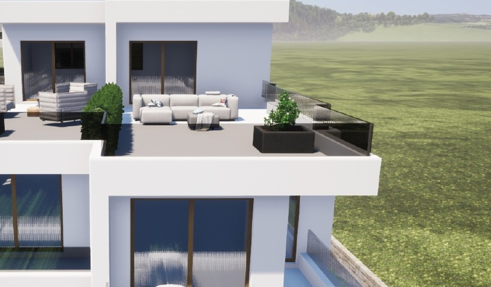 Buy an apartment in Croatia - roof terrace with sea views in Tribunj