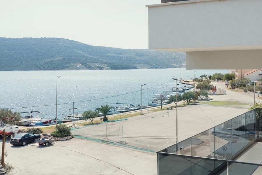 Buy an apartment in Croatia - sea view from the balcony in Marina