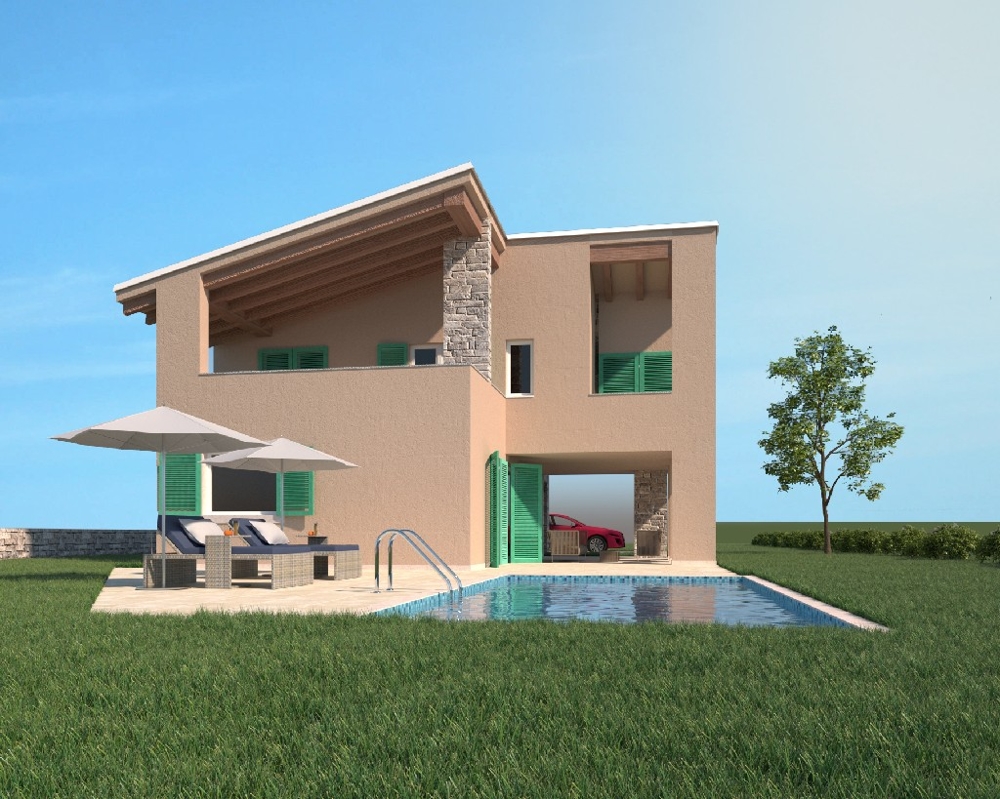 Modern house with pool to buy in Croatia.