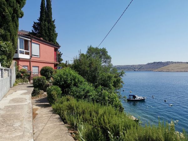 House by the sea for sale in the Kvarner bay in Croatia.
