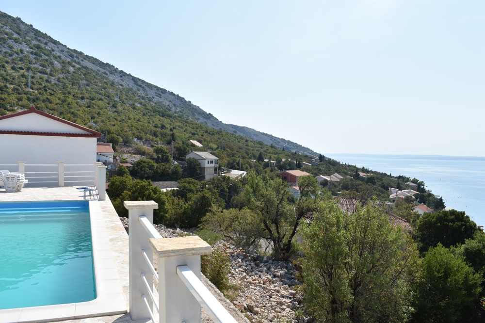 Sea view of the property H1240 at Karlobag in Croatia.