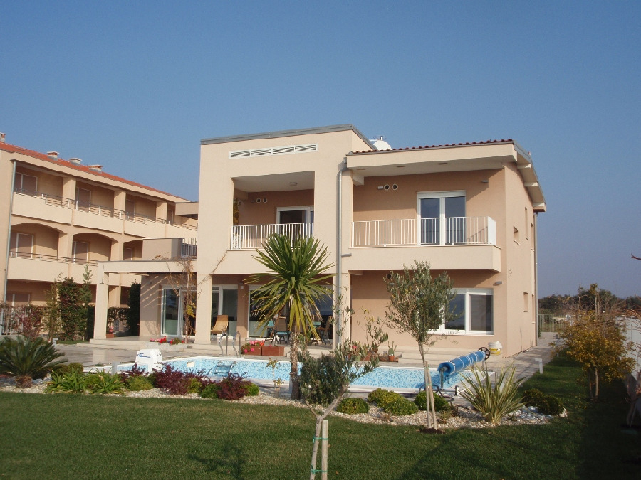 For sale: modern villa on the sea shore in Sukosan, Croatia.