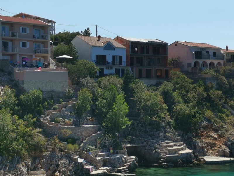 House by the sea in Karlobag region, Croatia.