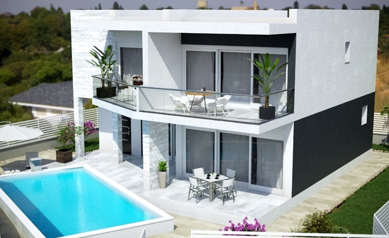 New villa with a beautiful sea view in Croatia for sale - Panorama Scouting.