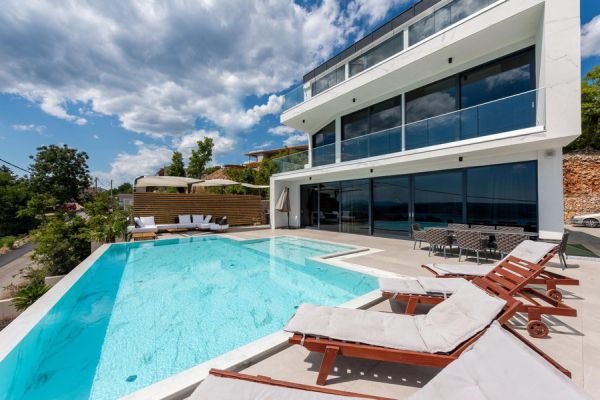 Modern luxury villa with sea views in Croatia for sale - luxury real estate Panorama Scouting.