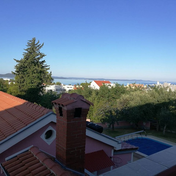Sea view from the top floor of the property H1998 in Zadar, Croatia - Panorama Scouting.