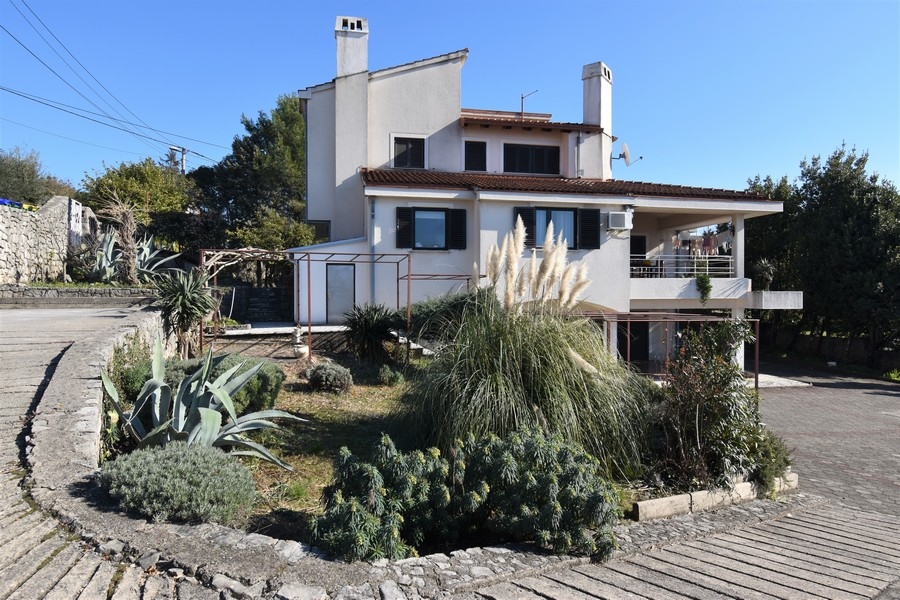 Apartment house with sea view panorama