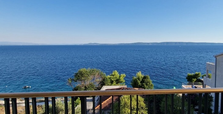 Fantastic sea view of the property H2537 in Croatia.