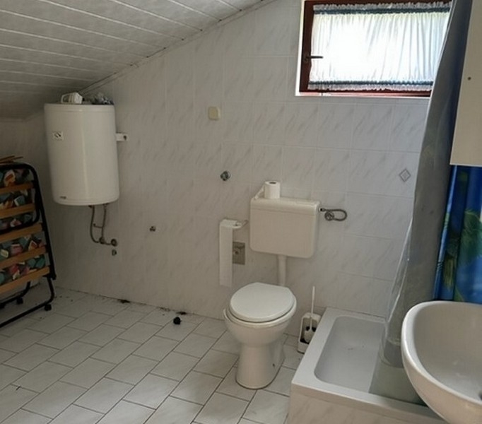 Bathroom with window and shower
