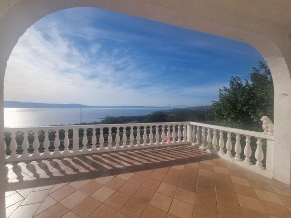Large terrace with sea view - Klenovica