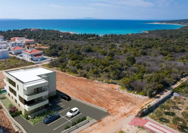 Apartment house with sea view in Croatia - Island of Pag, Novalja - Panorama Scouting