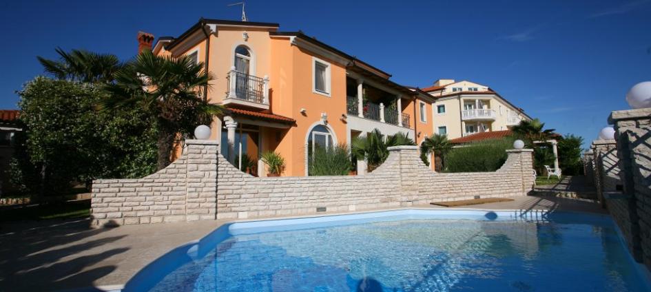 Luxury villa by the sea near Medulin in Istria.